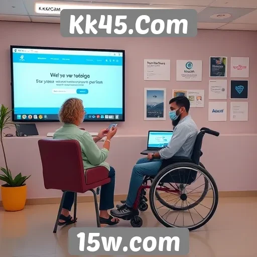 Acessibilidade e navegação no site Kk45.Com