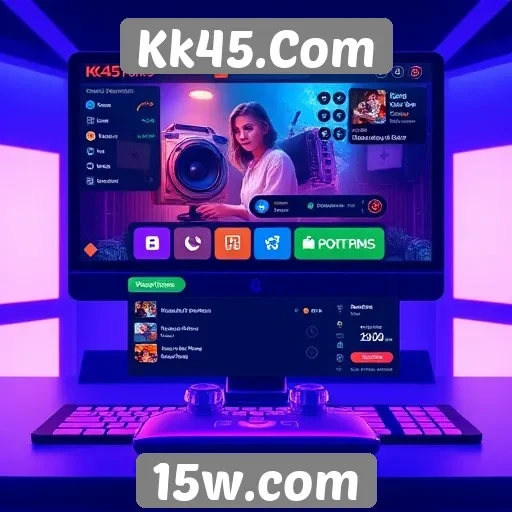 Avaliação da interface do usuário no Kk45.Com